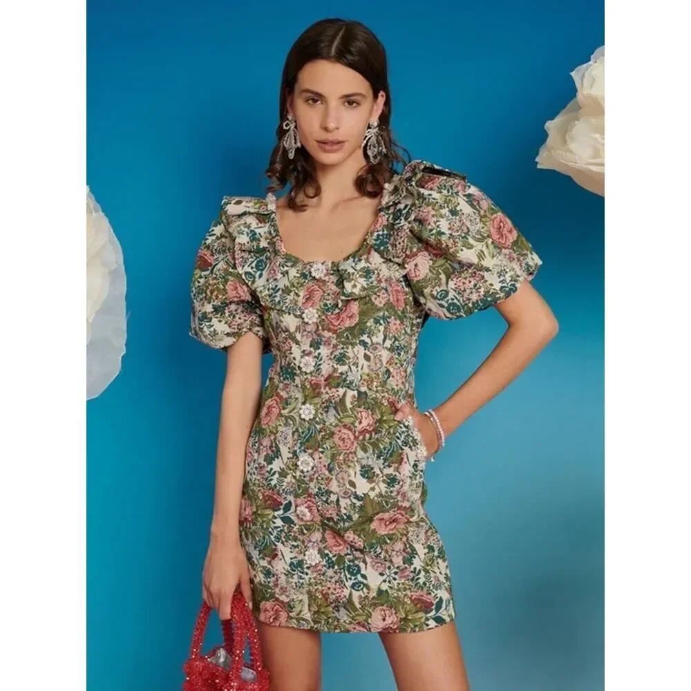 Sister Jane LUNAR GARDEN TAPESTRY MINI DRESS XS (2)